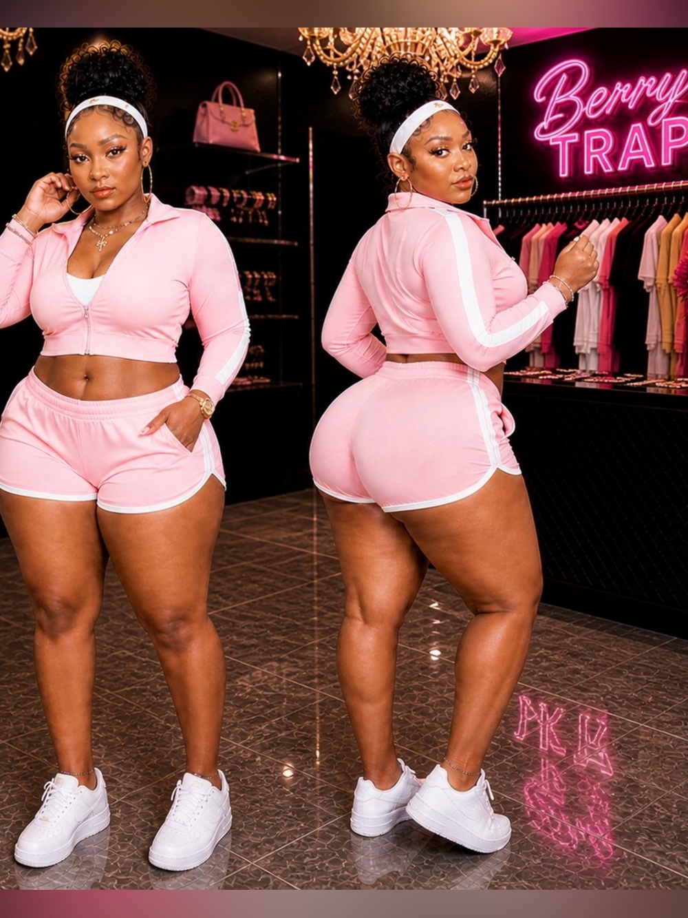 Crop Top Short Set